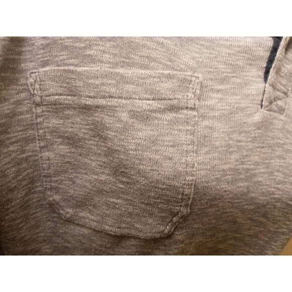 Lucky Brand Long Sleeve Button up Neck Pullover-Very Good - Picture 5 of 6